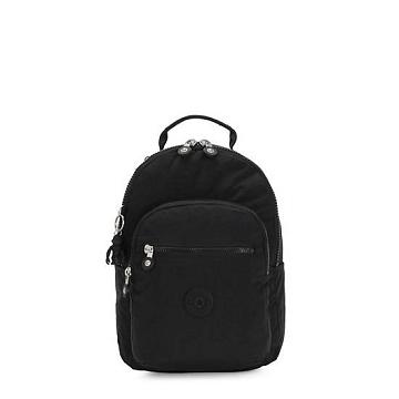 Kipling Seoul Small Classic Tablet Backpacks Black Noir | CA 1857DF